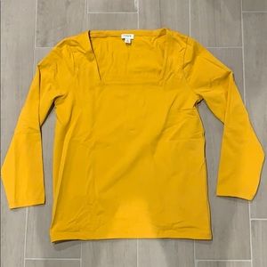 NWOT J. Crew square-neck tee